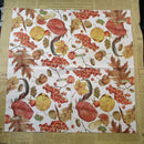 Paper Napkins (Pack of 2) Autumn Leaves and Berries Accorns