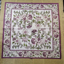 Paper Napkins (Pack of 2) Purple Floral Flowers Borders