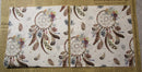 Paper Napkins (Pack of 2) Dream Catcher with flowers and Feathers