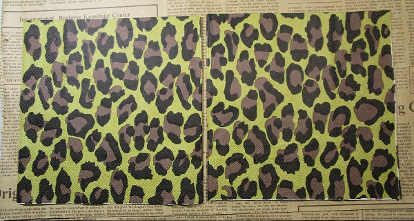 Paper Napkins (Pack of 2) Animal Print Giraffe or Leopard