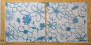 Paper Napkins (Pack of 2) Blue Flowers on Blue Background