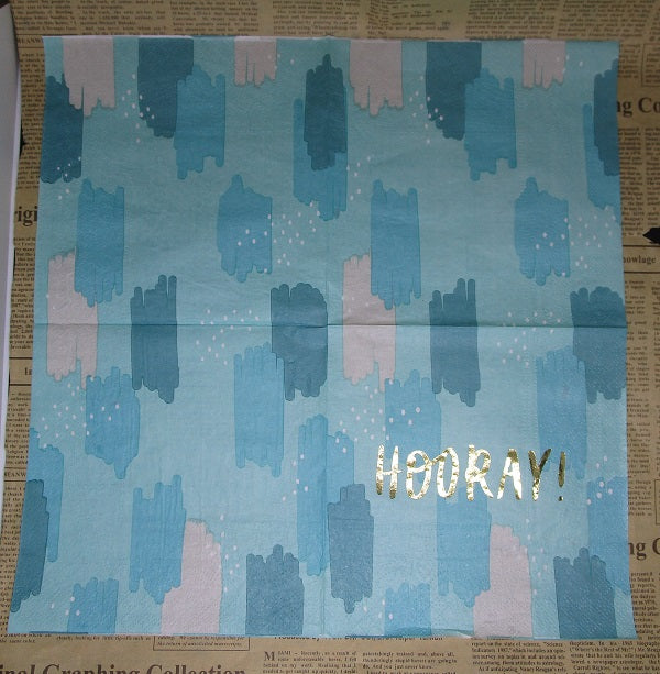 Paper Napkins (Pack of 2) Paint Swatches Hooray Blue Tones