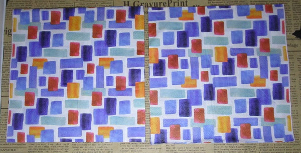 Paper Napkins (Pack of 2) Paint Marks Colourful Swatches