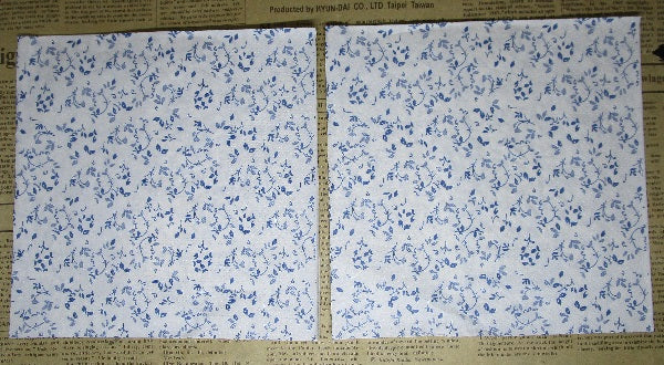 Paper Napkins (Pack of 2) Very Tiny Flowers Blue