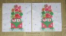 Paper Napkins (Pack of 2) Aussie Christmas Santa in Combi Van with Kangaroo and Presents