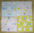 Paper Napkins (Pack of 2) Easter Bunny Faces Pastel Eggs