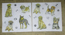 Paper Napkins (Pack of 2) Dogs 8 Different Breeds