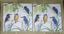 Paper Napkins (Pack of 2) Kingfisher Birds and Wattle Foliage