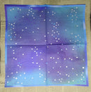 Paper Napkins (Pack of 2) Purple and Green with Foil and Spots