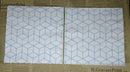 Paper Napkins (Pack of 2) Blue and White Building Blocks
