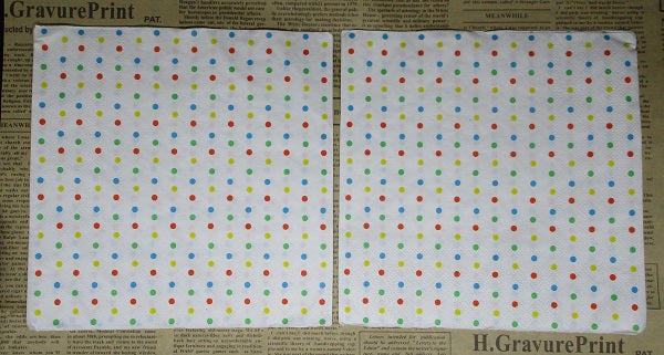 Paper Napkins (Pack of 2) Coloured Tiny Dots Confetti
