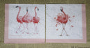 Paper Napkins (Pack of 2) Flamingos do Dancing Trio of Flamingos
