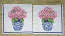 Paper Napkins (Pack of 2) Decorative Vase with Hydrangea Flowers
