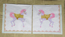 Paper Napkins (Pack of 2) Carousal Horse Girl Dressup
