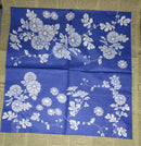 Paper Napkin (Pack of 2) Blue and White Flowers Daisy and Leaves