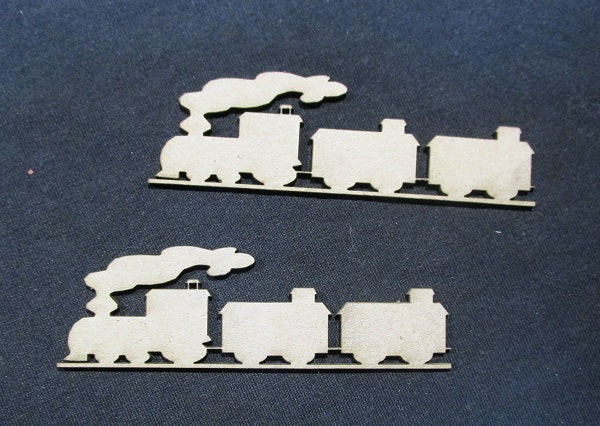 Chipboard Trains and Carriages Small