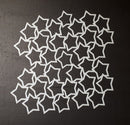Stencil 6x6inch Collage Stars