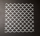 Stencil 6x6inch Mermaid Scales Medium