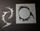 Stencil 6x6inch Large Paint Water Ink Splat