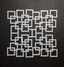 Stencil 6x6inch Collage Squares