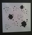 Stencil 6x6inch Paint Splatter