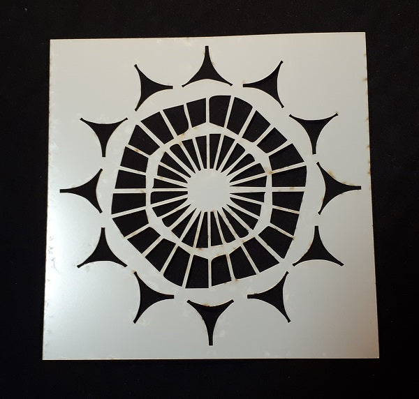 Stencil 6x6inch Decorative Sun