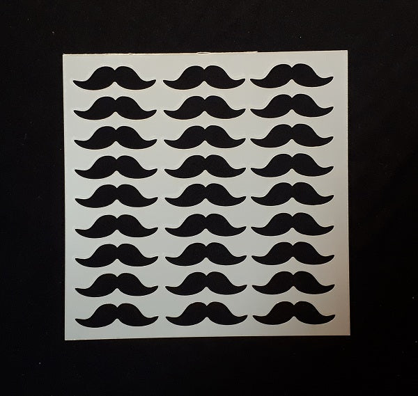Stencil 6x6inch Mens Mustache