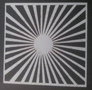 Stencil 6x6inch Star Burst