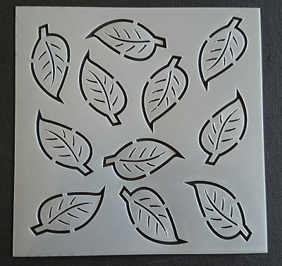 Stencil 6x6inch Leaves