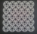 Stencil 6x6inch All Stars