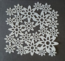 Stencil 6x6inch Flower Cluster