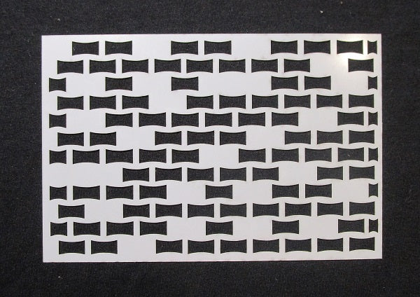 Stencil 6x4inch Squashed Rectangles