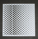 Stencil 6x6inch Gradient Dots