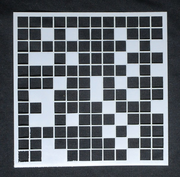 Stencil 6x6inch Mesh with A Few Missing Squares