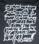 Stencil 6x8inch Asemic Handwriting