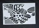 Stencil 6 x 4 inch Patterns Overloaded