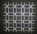 Stencil 6x6inch Geometric Circles