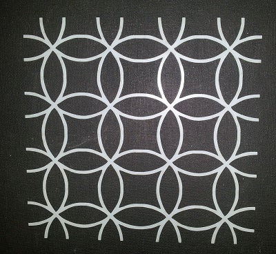 Stencil 6x6inch Geometric Circles