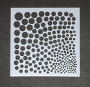 Stencil 6x6inch Gradient Fading Dots