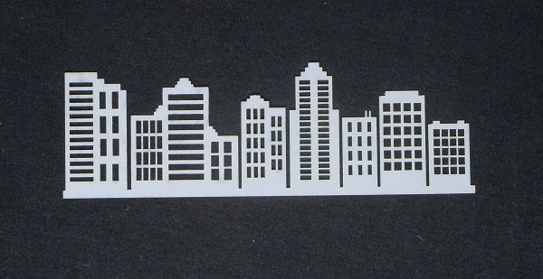 Stencil City Scape Single Strip