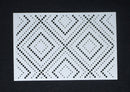 Stencil 6 x 4 inch Tiny Diamond Dots