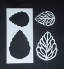 Stencil & Mask Set Leaf Skeleton