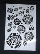 Stencil A4 Hand Drawn Circles