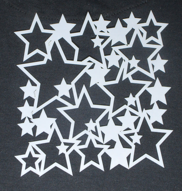 Stencil 6 x 6 Star Collage