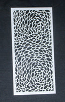 Stencil Double Whirl Pools