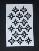 Stencil 6 x 4 Diamond Flowers