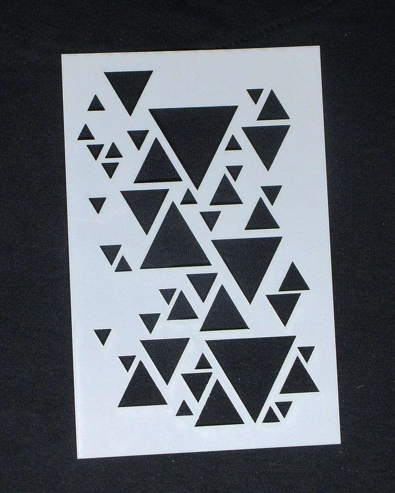 Stencil 6 x 4 Scattered Triangles