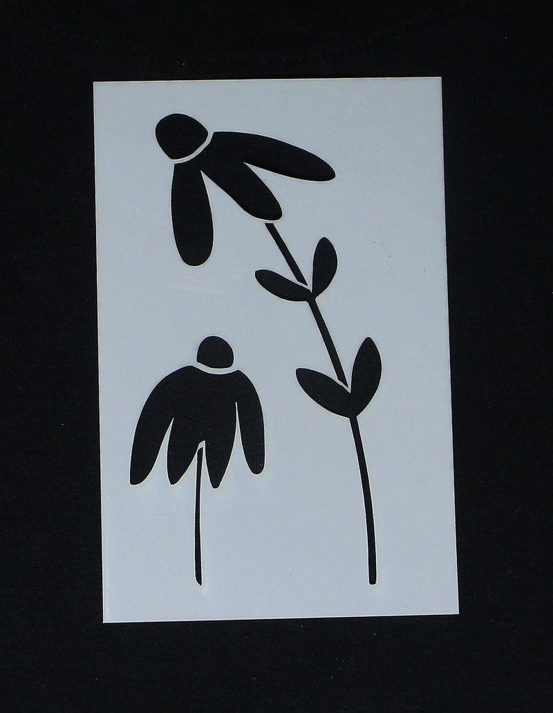 Stencil 6 x 4 Flower Daisies