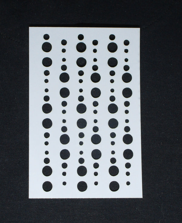 Stencil 6 x 4 Lines of Dots