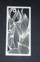 Stencil 4 x 8 Foliage Leaves